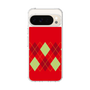 Slim Protection Case［ Nordic Argyle - Red ］