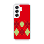 Slim Protection Case［ Nordic Argyle - Red ］