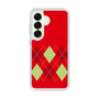 Slim Protection Case［ Nordic Argyle - Red ］