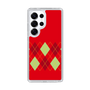 Slim Protection Case［ Nordic Argyle - Red ］