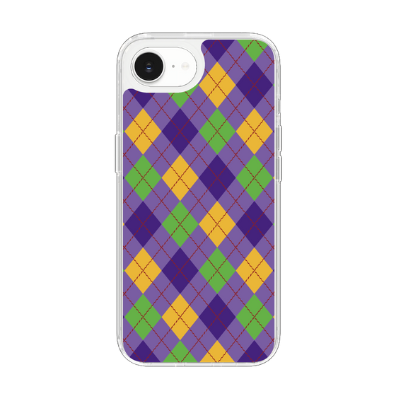 Slim Protection Case［ Argyle - Purple ］