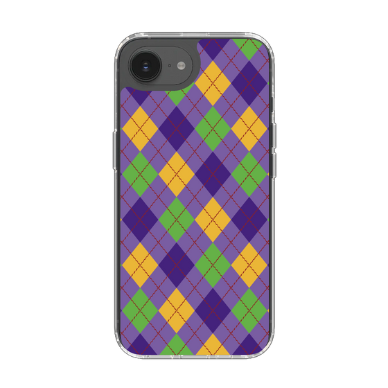 Slim Protection Case［ Argyle - Purple ］