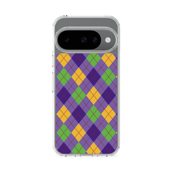 Slim Protection Case［ Argyle - Purple ］