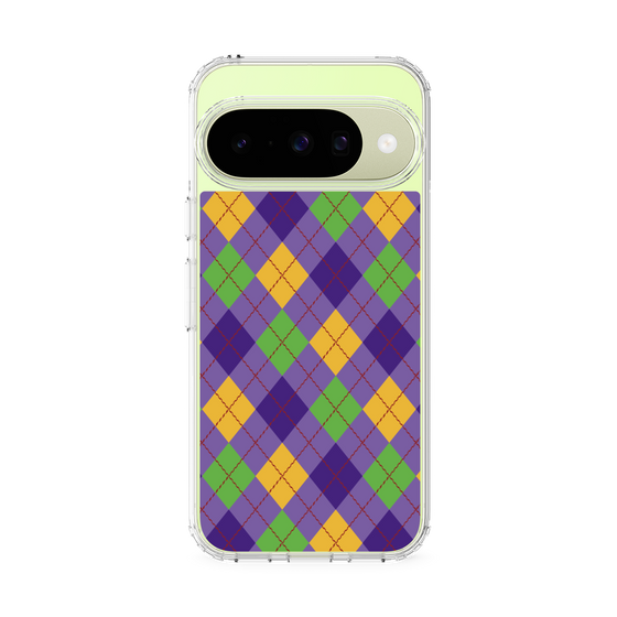 Slim Protection Case［ Argyle - Purple ］