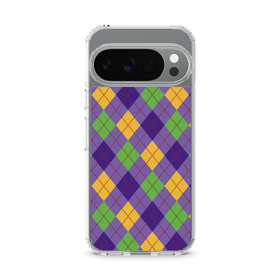 Slim Protection Case［ Argyle - Purple ］