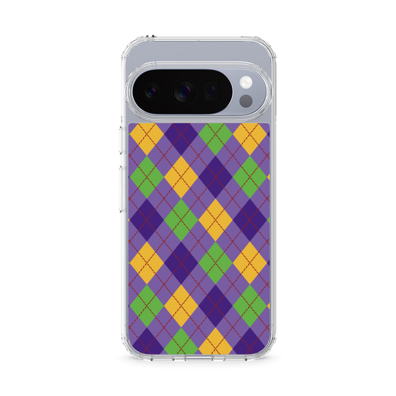 Slim Protection Case［ Argyle - Purple ］