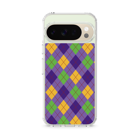Slim Protection Case［ Argyle - Purple ］