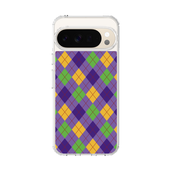 Slim Protection Case［ Argyle - Purple ］