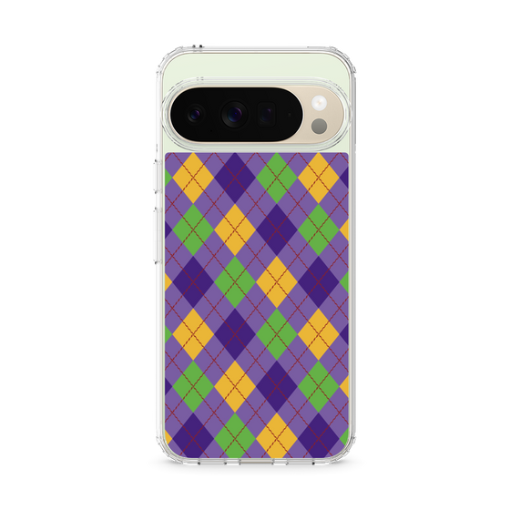 Slim Protection Case［ Argyle - Purple ］