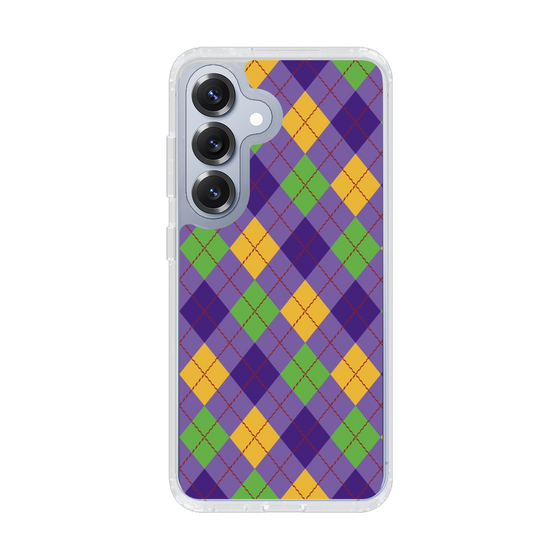 Slim Protection Case［ Argyle - Purple ］