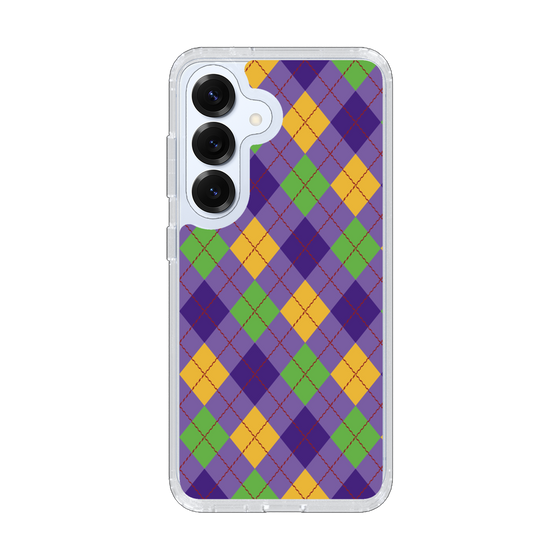 Slim Protection Case［ Argyle - Purple ］