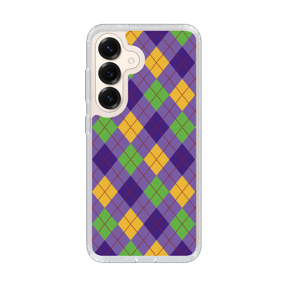Slim Protection Case［ Argyle - Purple ］