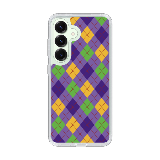 Slim Protection Case［ Argyle - Purple ］