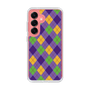 Slim Protection Case［ Argyle - Purple ］
