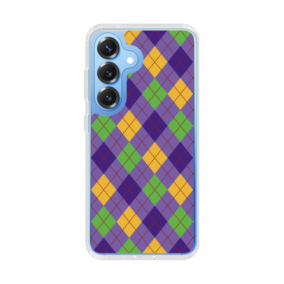 Slim Protection Case［ Argyle - Purple ］