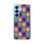 Slim Protection Case［ Argyle - Purple ］