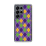 Slim Protection Case［ Argyle - Purple ］