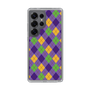 Slim Protection Case［ Argyle - Purple ］