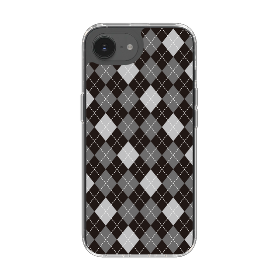 Slim Protection Case［ Argyle - Black ］