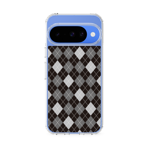 Slim Protection Case［ Argyle - Black ］