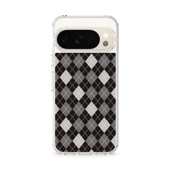 Slim Protection Case［ Argyle - Black ］