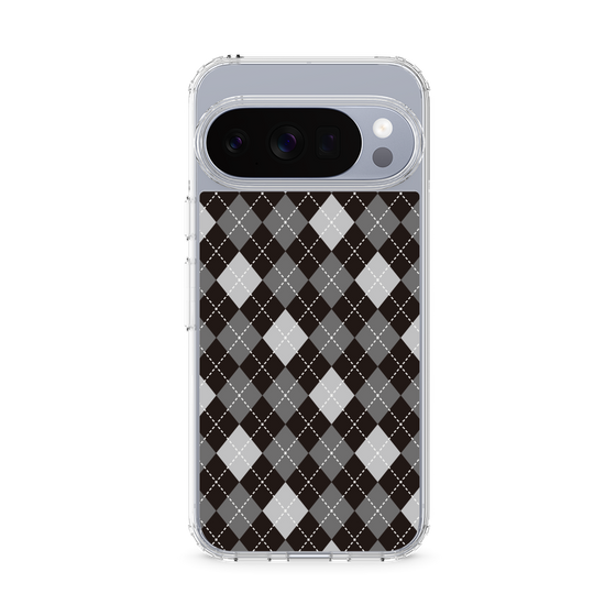 Slim Protection Case［ Argyle - Black ］