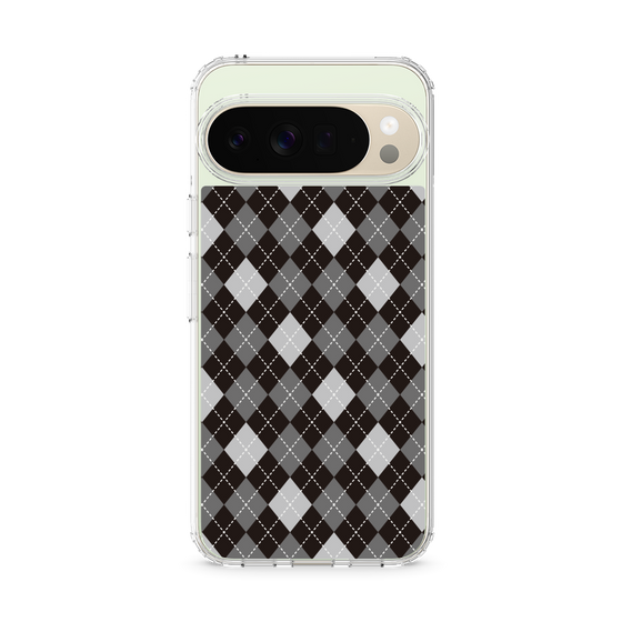 Slim Protection Case［ Argyle - Black ］