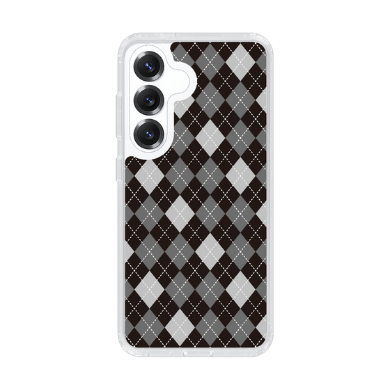 Slim Protection Case［ Argyle - Black ］