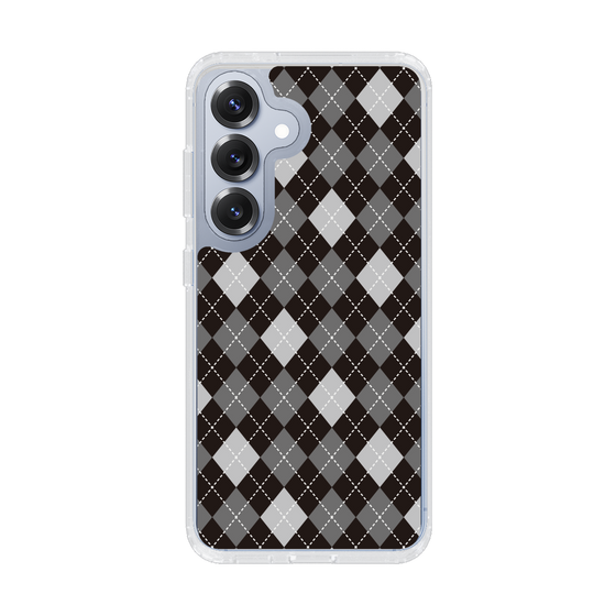 Slim Protection Case［ Argyle - Black ］