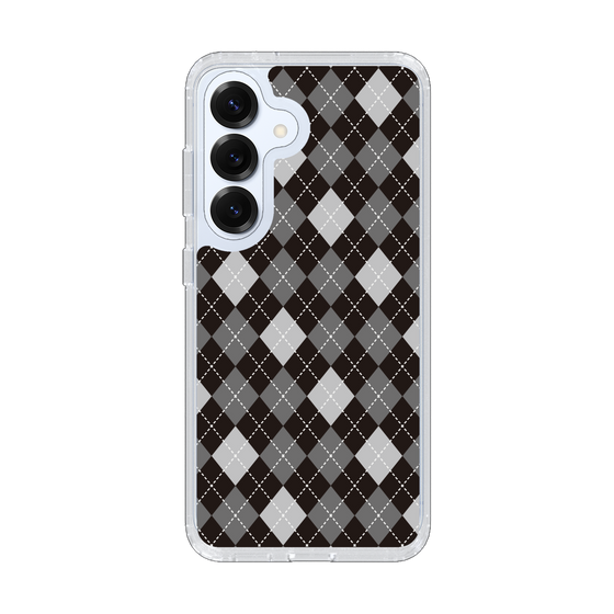 Slim Protection Case［ Argyle - Black ］