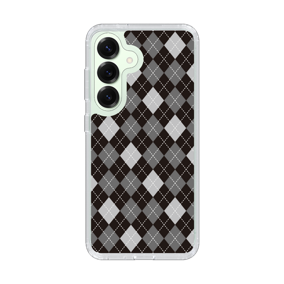 Slim Protection Case［ Argyle - Black ］
