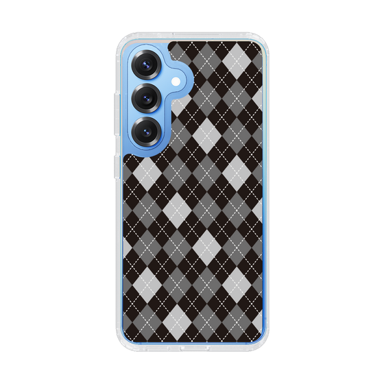Slim Protection Case［ Argyle - Black ］