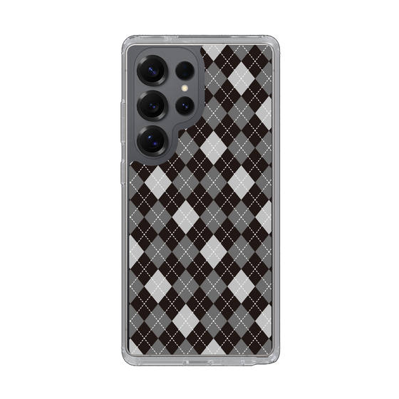 Slim Protection Case［ Argyle - Black ］