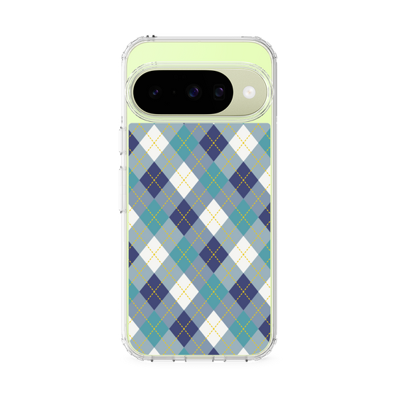 Slim Protection Case［ Argyle - Blue ］