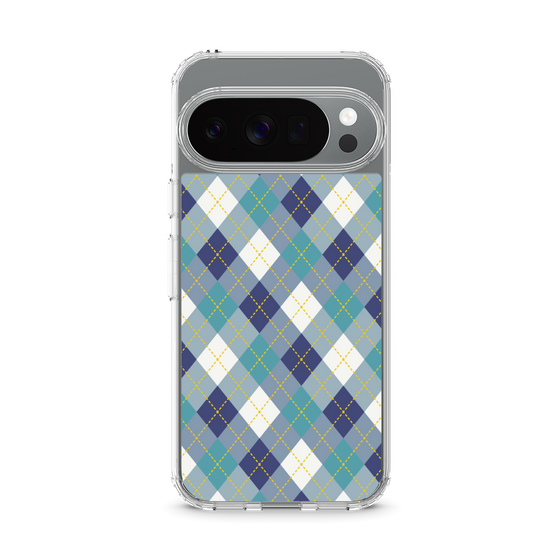 Slim Protection Case［ Argyle - Blue ］