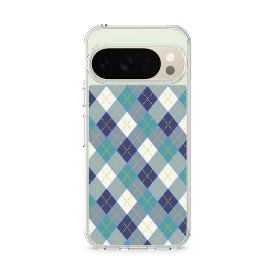 Slim Protection Case［ Argyle - Blue ］