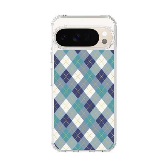 Slim Protection Case［ Argyle - Blue ］