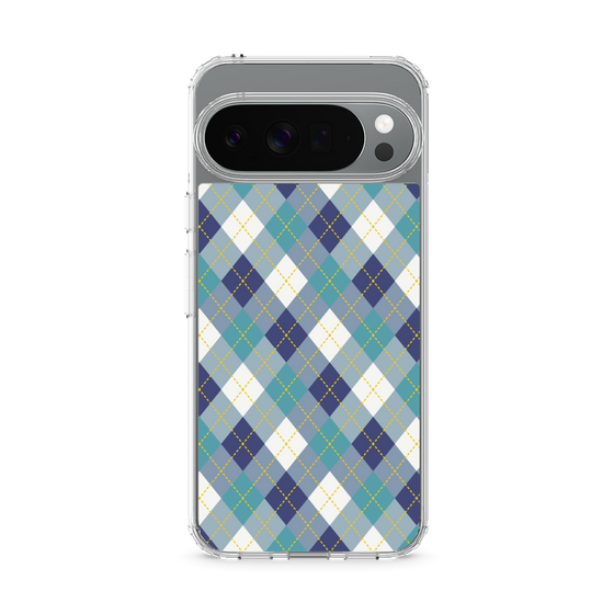 Slim Protection Case［ Argyle - Blue ］