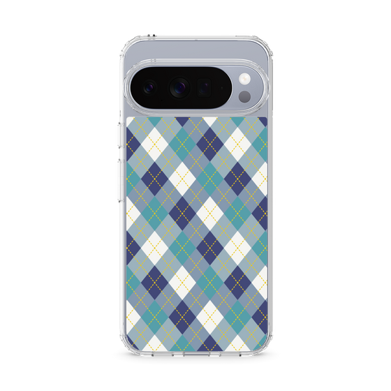 Slim Protection Case［ Argyle - Blue ］