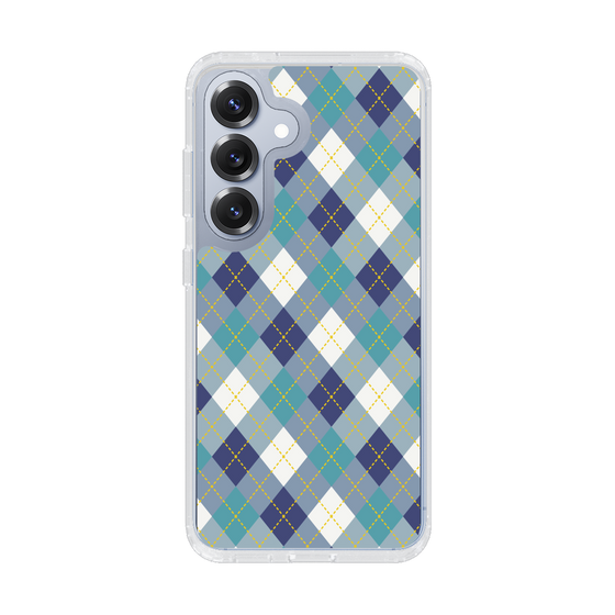 Slim Protection Case［ Argyle - Blue ］