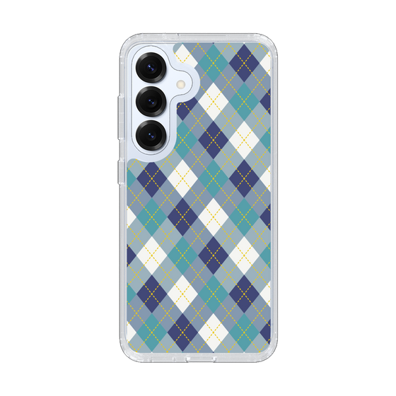 Slim Protection Case［ Argyle - Blue ］