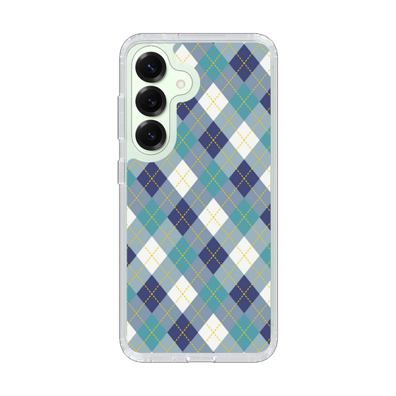Slim Protection Case［ Argyle - Blue ］