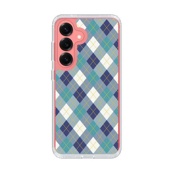 Slim Protection Case［ Argyle - Blue ］