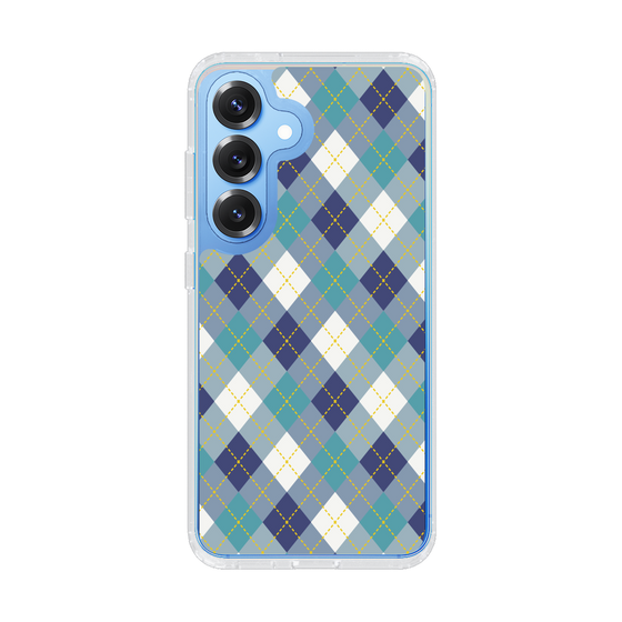 Slim Protection Case［ Argyle - Blue ］