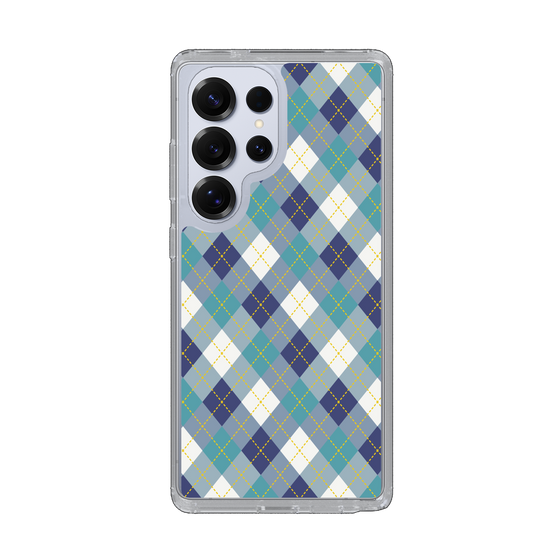 Slim Protection Case［ Argyle - Blue ］