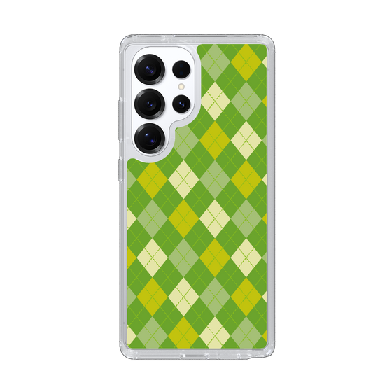 Slim Protection Case［ Argyle - Green ］