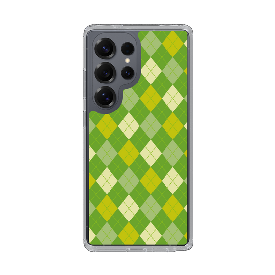 Slim Protection Case［ Argyle - Green ］