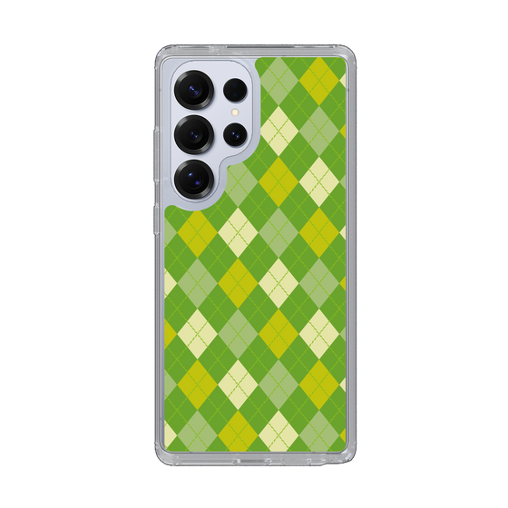 Slim Protection Case［ Argyle - Green ］