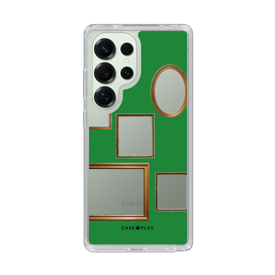 Slim Protection Case［ Photo Frames - Green ］