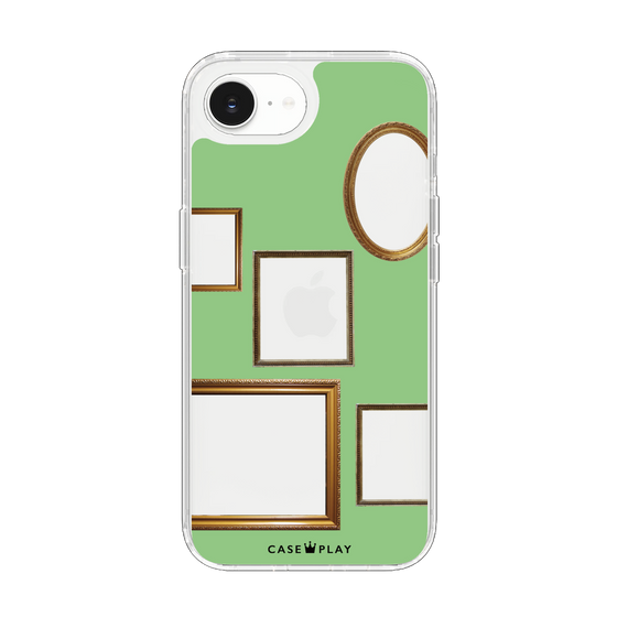 Slim Protection Case［ Photo Frames - Light Green ］